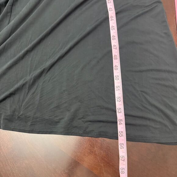 Dolan Black Maxi Dress Slinky Swing Size Large LBD - Picture 13 of 13